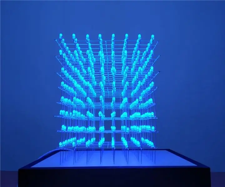 8x8x8 Led Cube: 9 ขั้นตอน