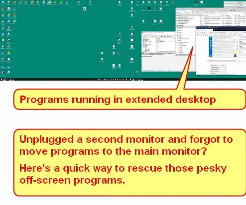 Экраннан тыс Windows-ты бірден құтқару (Windows және Linux): 4 қадам