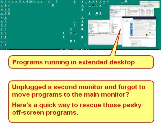 Okamžitá záchrana mimo obrazovku Windows (Windows a Linux)