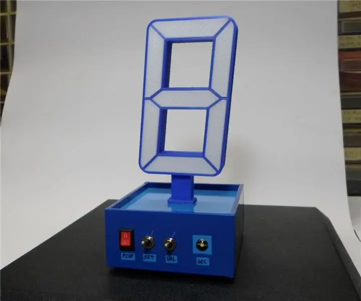 DIY 3D Printed Single Digit Arduino Clock: 4 Βήματα