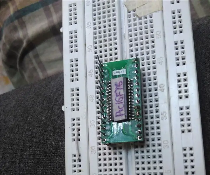 Moduli PIC in AVR iz čipov SMD, primerni za BreadBoarding: 7 korakov