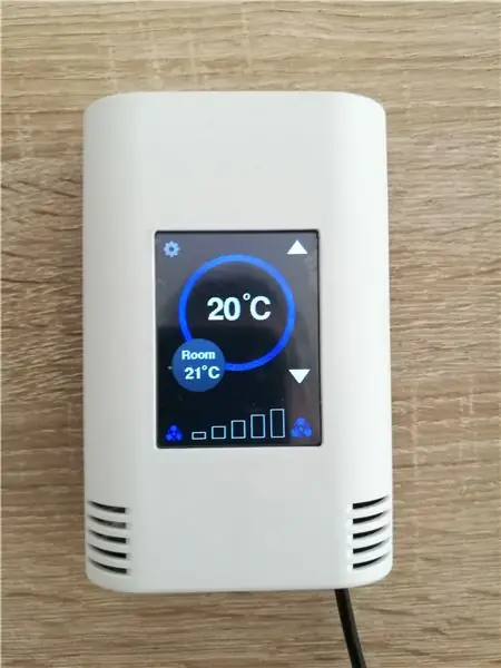 ESP8266 Modbus Thermostat พร้อมระบบสัมผัส