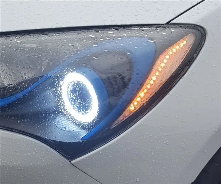 ESP8266 draadlose RGB -kopligte (Genesis Coupe): 10 stappe (met foto's)