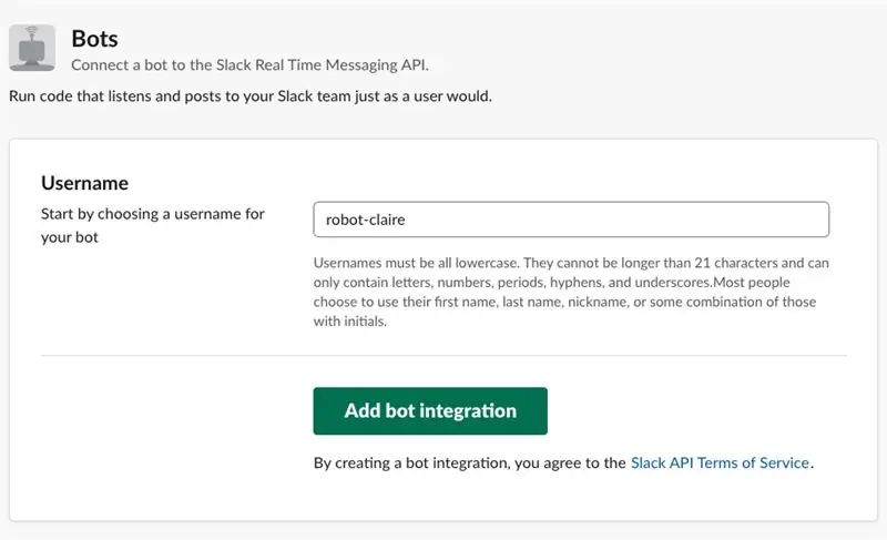 Configurarea instanței Slack