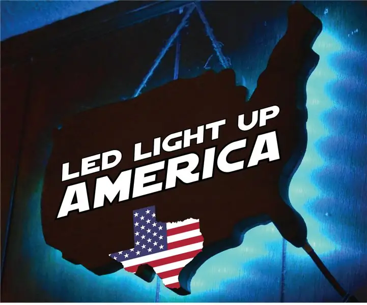 LED világítás Amerika: 5 lépés