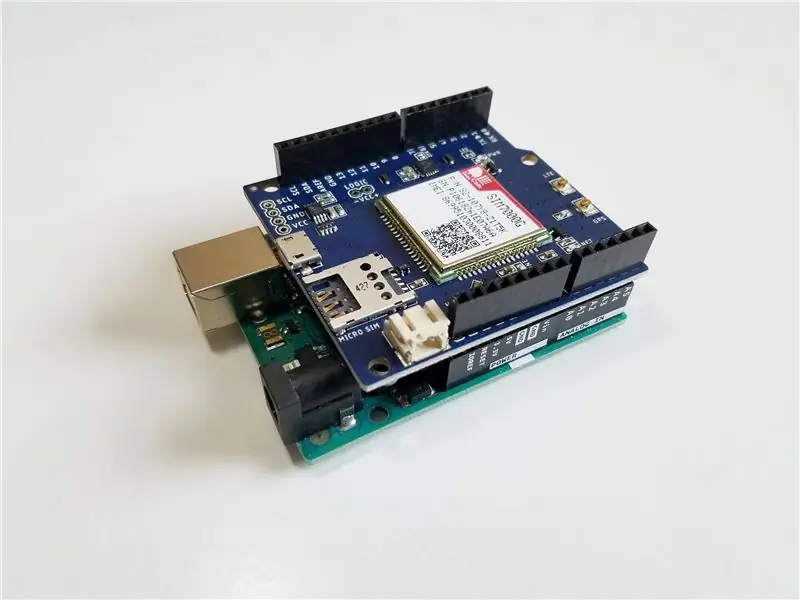 Arduino üçün Bottleics LTE CAT-M/NB-IoT + GPS Shield