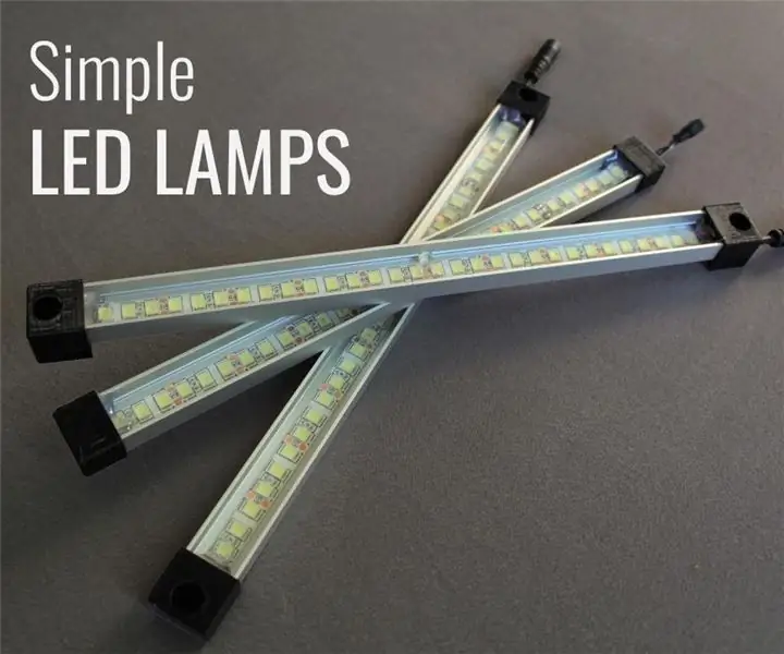 Mga Simpleng LED Strip Lamp (I-upgrade ang Iyong Mga LED Strip): 4 na Hakbang (na may Mga Larawan)