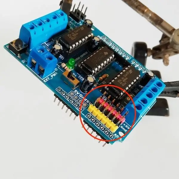 Encabezado de pin de soldadura