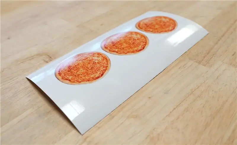 Printige pizza kleebis