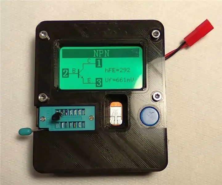 Penguji Komponen Elektronik (dengan Casing Bagus): 5 Langkah (dengan Gambar)