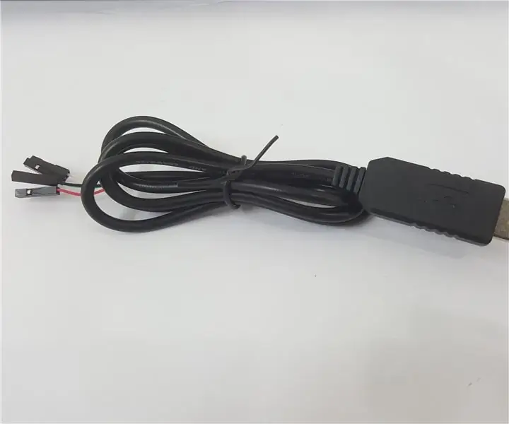 Yuav Ua Li Cas Upload Txoj Haujlwm lossis Txoj Cai Rau Hauv Arduino Pro Mini los ntawm Kev Siv CH340 UART Serial Converter Cable: 4 Cov Kauj Ruam