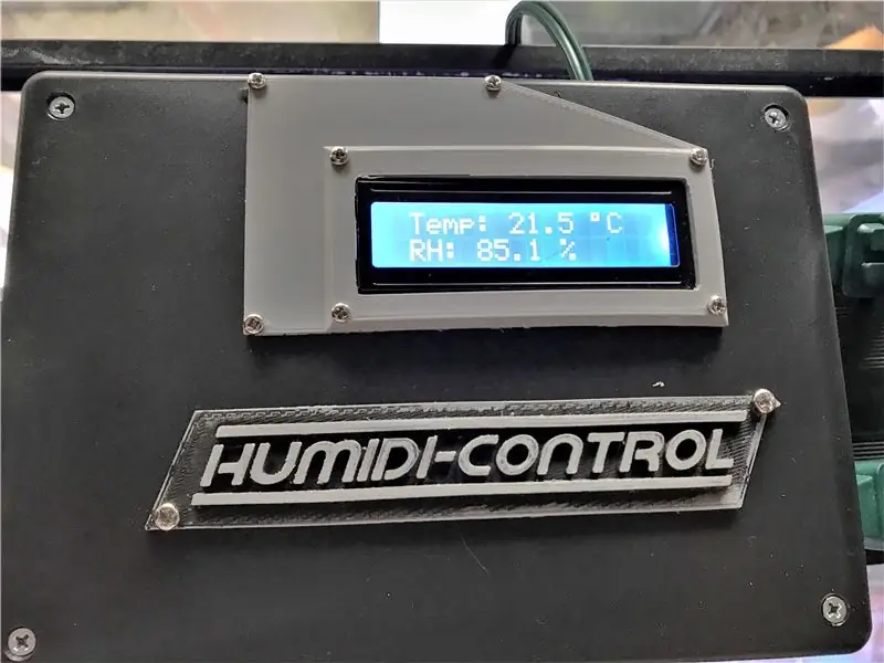 Humidity at Temperatura Control System para sa Terrarium