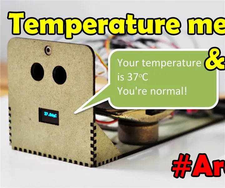 Automatsko mjerenje temperature i glasovne obavijesti: 5 koraka (sa slikama)