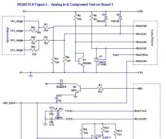 PIC16F877 Multimetrs: 6 soļi