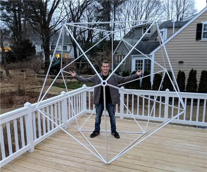 8ft Icosahedron: 5 Hakbang (na may Mga Larawan)