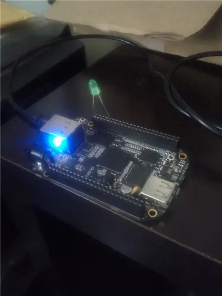 Beaglebone შავი ვებ კონტროლი WebPy გამოყენებით