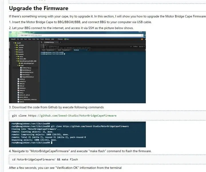 ทำให้ MotorBridgeCape ของฉันทำงาน!: 3 ขั้นตอน