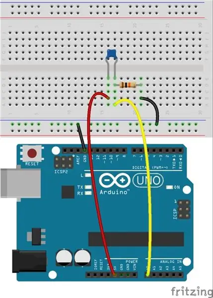 מעקב אחר מקור אור אוטומטי עם ARDUINO UNO R3