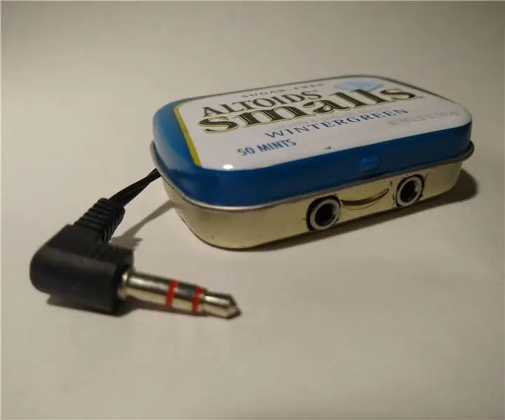 Mini Altoids Tin Audio Splitter: 3 ขั้นตอน