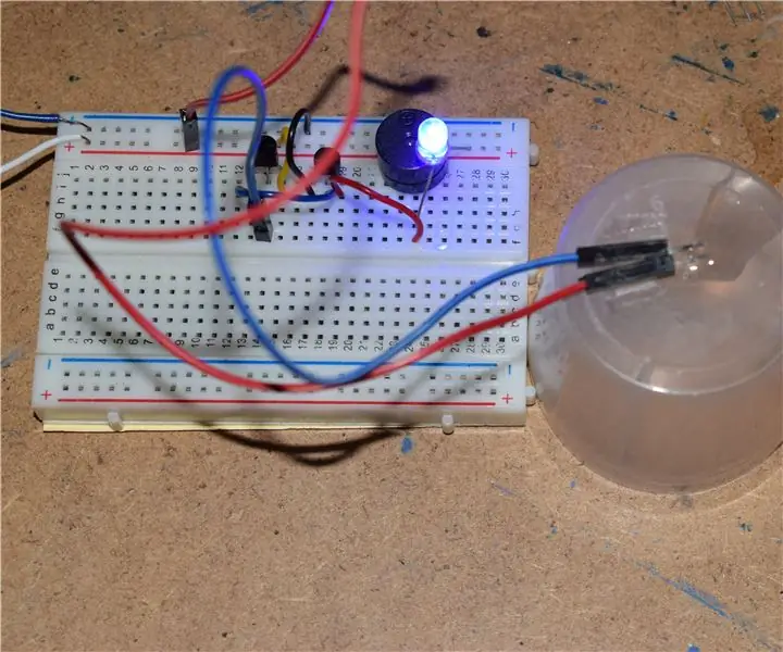 Capteur d'eau ou alarme utilisant des transistors 2N2222 : 5 étapes