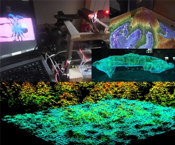 ডিজিটাল 3D ম্যাপিং এর জন্য বেসিক 3D স্ক্যানার