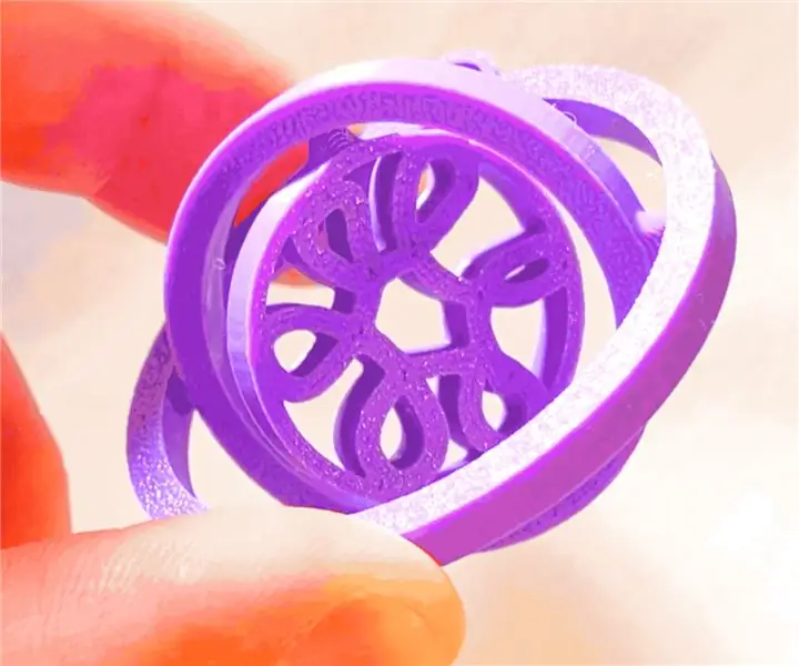 Stwórz Fidget/Gyro-Keychain z kodem za pomocą Tinkercad Codeblocks