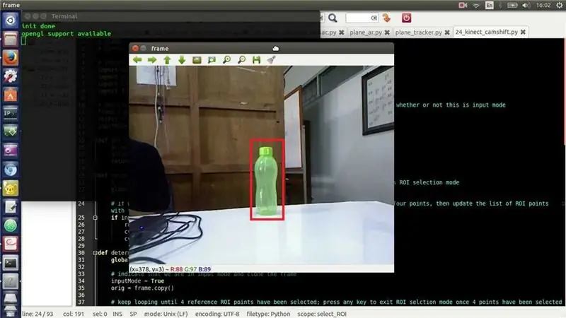 Rastreamento de objeto Opencv