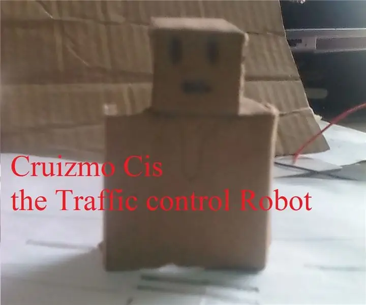 Robô de controle de tráfego do Cardboard: 8 etapas