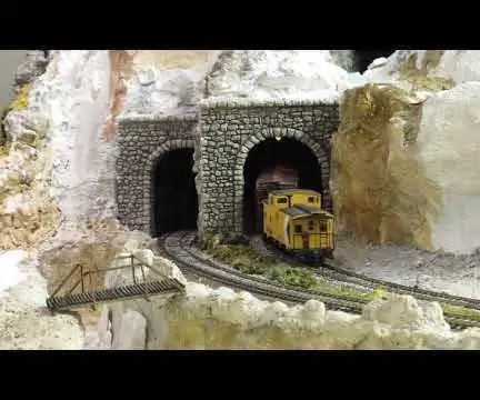 Luces automáticas de túnel de ferrocarril modelo: 5 pasos