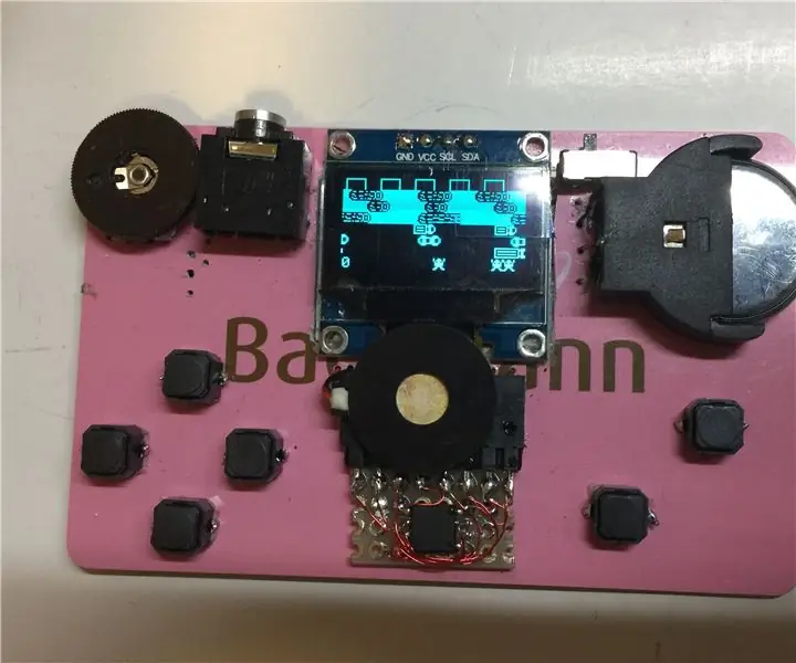 Targeta de crèdit ATtiny Consola de jocs: 4 passos Targeta de crèdit ATtiny Consola de jocs: 4 passos