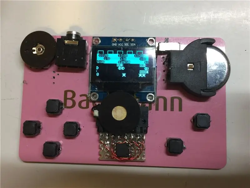 Kartë Krediti ATtiny Game Console