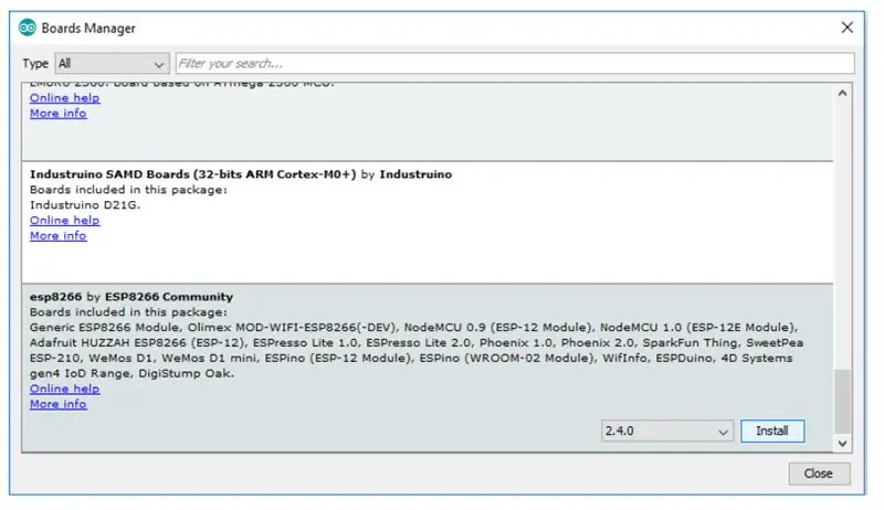 Przygotowanie Arduino IDE dla ESP8266