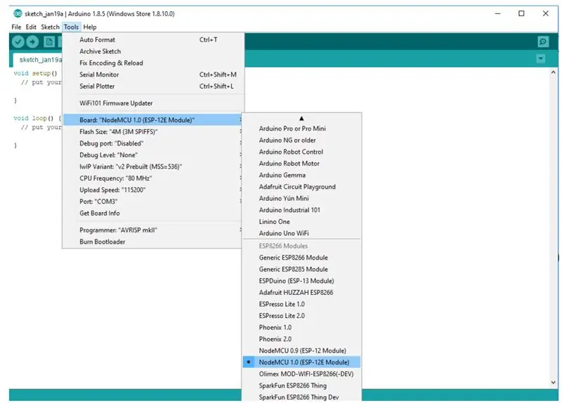 Preparación de Arduino IDE para ESP8266