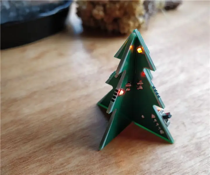 $ 1 PCB Christmas Tree: 7 кадам (Сүрөттөр менен)