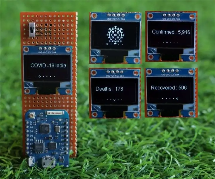 Seuraa COVID-19-puhkeamista ESP8266: 11 vaihetta (kuvilla)