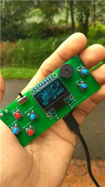 Jeu vidéo de bricolage utilisant Arduino (clone Arduboy)