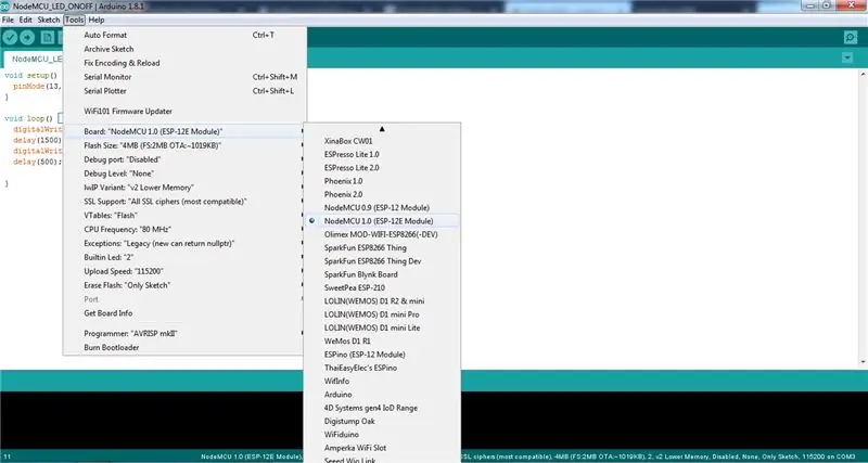 Instal·leu els controladors NodeMCU per al Windows