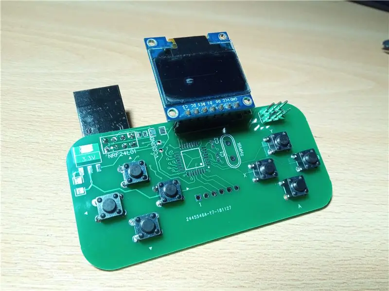 PCB -handheld met Arduino (met 'n opsie om draadloos te gaan!)