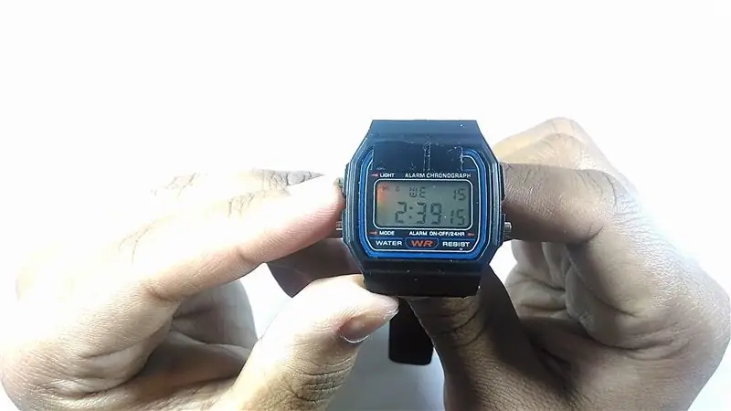 Modification de la montre