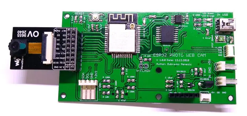 Cliente de registro de imagem de câmera ESP32