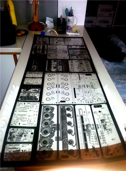 Imprima un archivo impreso Separación de colores de pantalla de impresión e impresión de película para PCB