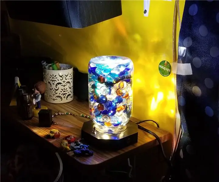 Λαμπτήρας LED Glowing Stones: 5 Βήματα (με Εικόνες)