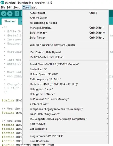 เตรียมสภาพแวดล้อม Arduino สำหรับ ESP8266