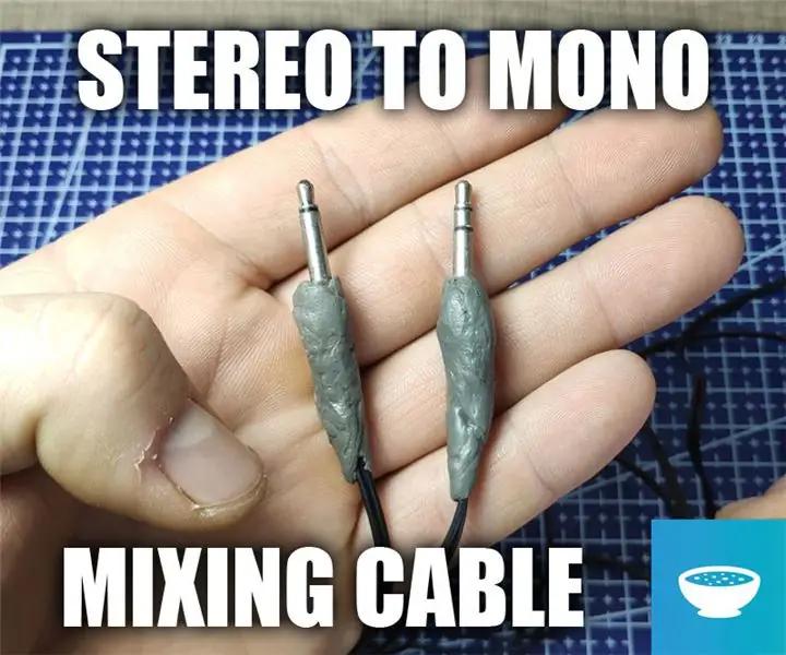 Cablu audio stereo-mono: 4 pași