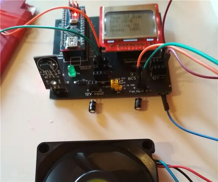 Arduino Fan Kontrolörü: 7 Adım