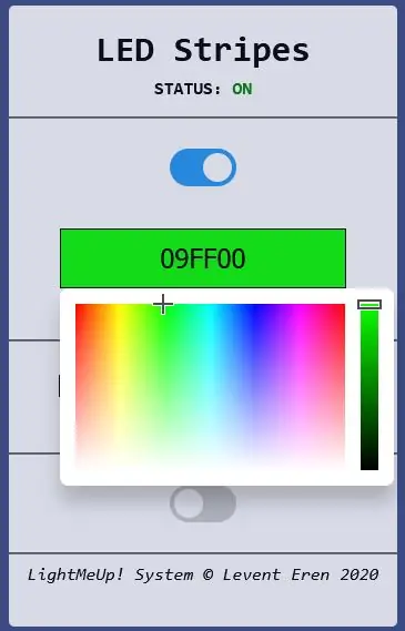 Accendimi! un controllo della striscia LED multipiattaforma in tempo reale