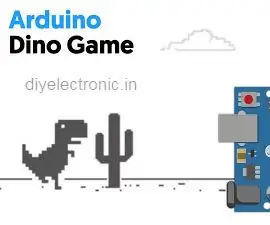 Automatizovaná hra Dino pomocou Arduina: 4 kroky