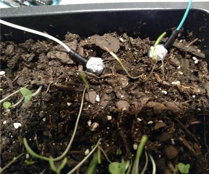 DIY Plant Moisture Sensor W/ Arduino: 6 trinn (med bilder)