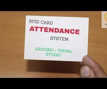 ระบบการเข้าร่วมด้วย RFID โดยใช้ ARDUINO และ GSM: 5 ขั้นตอน