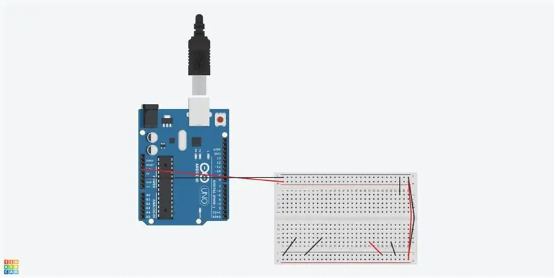 Davanje moći Breadboard -u